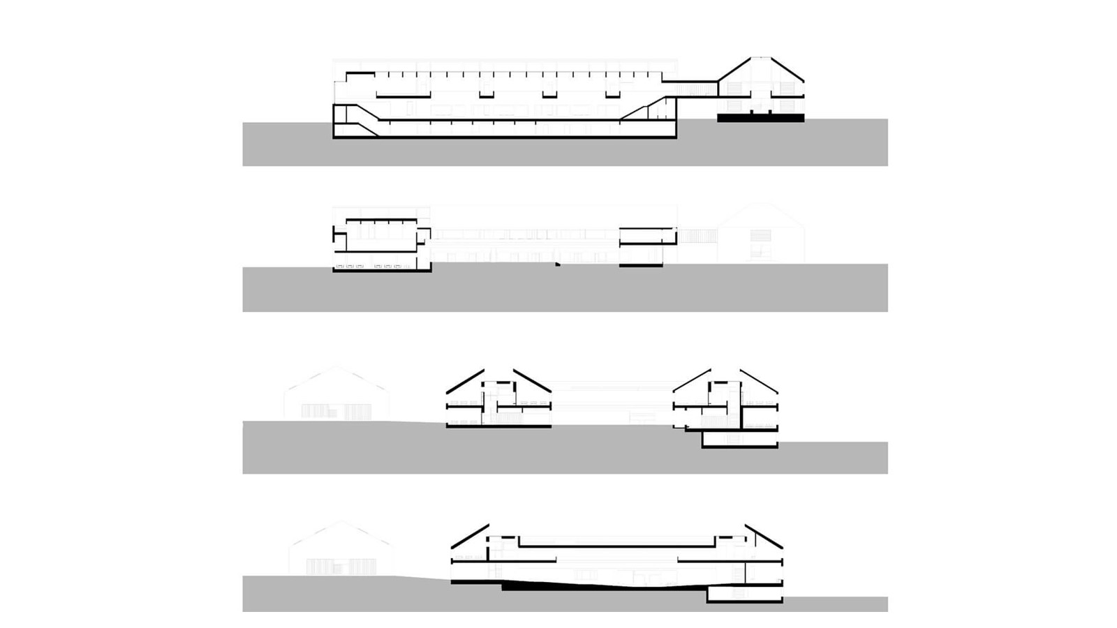 (1, 6, 'Interier_03.jpg', 'NÁVRH ZÁKLADNÍ ŠKOLY', 'Studie vznikla jako soutěžní projekt v mezinárodní dvoukolové soutěži. Návrh postoupil do druhého kola soutěže. V prvním kole bylo odevzdáno 61 návrhů, do kola druhého postoupilo 5. Soubor staveb v sobě zahrnuje též veřejnou a školní knihovnu a mateřskou školku.\n\n<br><br>\nPro budovu nové školy v Psárech a Dolních Jirčanech byl určen pozemek na okraji vsi, ale v blízkosti původního jádra. Na pozemku je vícero omezujících limitů pro stavbu: ochranné pásmo plynovodu a plánovaná stavba silnice napojující se na pražský okruh, územní limity (maximálně 2 nadzemní podlaží, zastavěnípozemku z 25%, což je z 16 049 m2 ‐ 4012m2.)\n\n<br><br>\nObjem a prostorový archetyp školy v kontextu vesnice pokládáme za ekvivalent středověkého kláštera, který vesnici není cizí. Stejně jako škola byl klášter centrem vzdělanosti, místem, kde se opisovaly knihy. Nová škola v Psárech dominuje vesnici objemově, má být centrem společenského života obce, nejdůležitějším objektem Psár a Dolních Jirčan.\n\n<br><br>\nHledaným archetypem se proto stala kompaktní hmota ‐čtyřkřídlé prostorové uspořádání s vnitřním dvorem. Toto původně jen klášterní schéma převzaté středověkými školami a univerzitami (Karolinum, CollegiumJagelonicum v Krakově, Oxford, Bologna…), je s malými úpravami zrecyklováno a soudobě interpretováno.', 'AS', 'Helena Sosnová (Suchá), Vojtěch Sosna', 'Psáry u Prahy', '2014', 'Architektonická soutěž', 'Odměna')