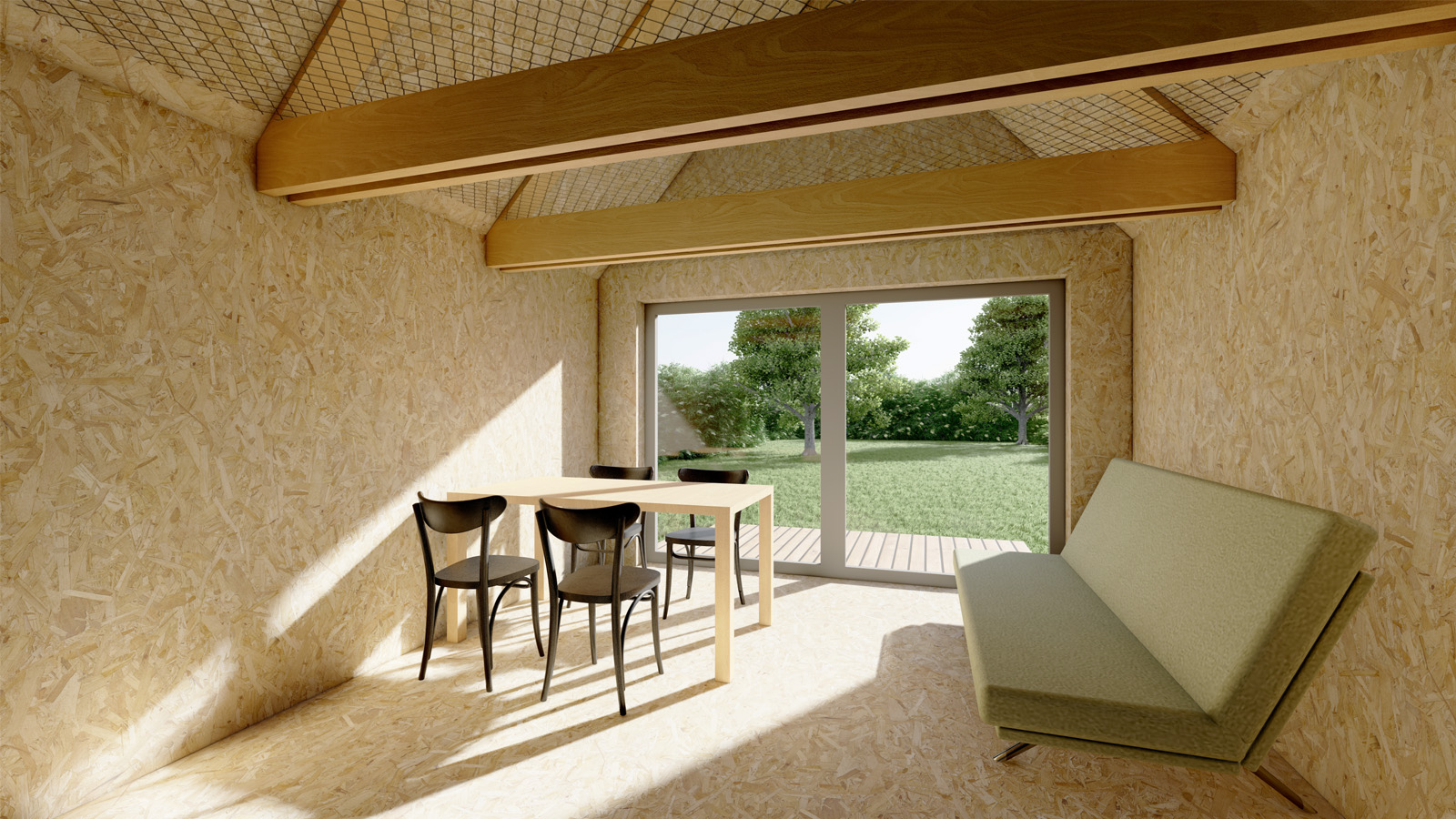 (12, 6, 'Pohledy.jpg', 'Přístavba chaty', 'Mladá rodina si pořídila víkendovou chatku v jedné z Pražských zahrádkářských kolonií. Objekt z 50. let byl ve velmi špatném stavu i tak si majitelé přáli chatku zachovat. Okolní přístěnky byly odstraněny a byla ponechána jen hlavní hmota. Velký problém spočíval v umístění zahrádkářské kolonie, která vznikla na bývalé skládce. Vzhledem k problematickému podloží byla zvolena lehká dřevostavba založena pouze bodově. Celkově byla snaha o co největší finanční úsporu, a tak byly zvoleny typové prvky, kterým byla přístavba podřízena. Dostavba byla navržena jako jeden otevřený prostor, který je možné přepažit sítí v úrovni stropu. Bylo tak docíleno zvětšení odpočinkových ploch při zachování pocitu velkorysosti. V původní části objektu byly navrženy ložnice s možností minimální koupelny.', 'A', 'Helena Sosnová', 'Praha', '2025', 'Architektonická studie', None)