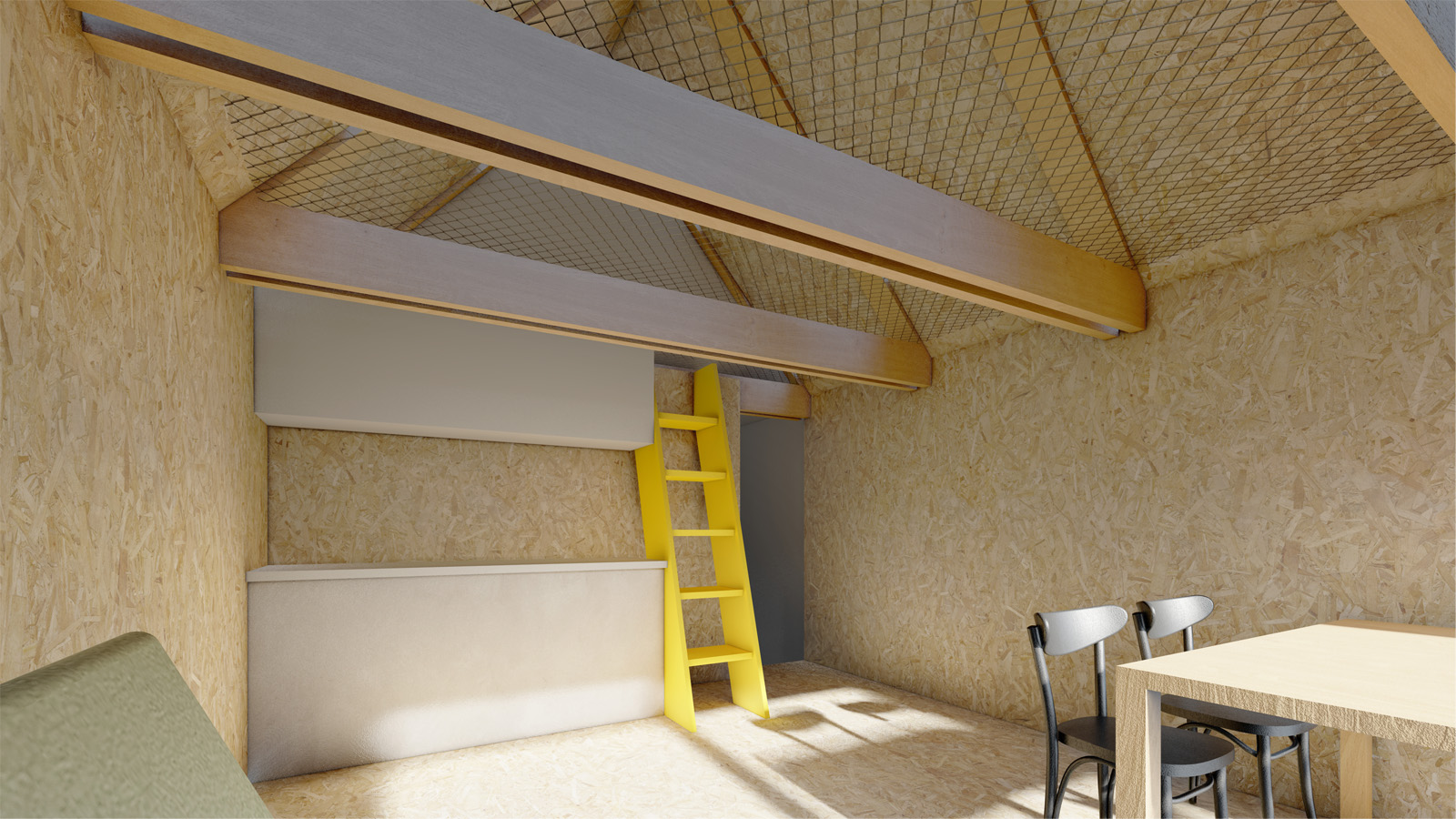 (12, 6, 'Pohledy.jpg', 'Přístavba chaty', 'Mladá rodina si pořídila víkendovou chatku v jedné z Pražských zahrádkářských kolonií. Objekt z 50. let byl ve velmi špatném stavu i tak si majitelé přáli chatku zachovat. Okolní přístěnky byly odstraněny a byla ponechána jen hlavní hmota. Velký problém spočíval v umístění zahrádkářské kolonie, která vznikla na bývalé skládce. Vzhledem k problematickému podloží byla zvolena lehká dřevostavba založena pouze bodově. Celkově byla snaha o co největší finanční úsporu, a tak byly zvoleny typové prvky, kterým byla přístavba podřízena. Dostavba byla navržena jako jeden otevřený prostor, který je možné přepažit sítí v úrovni stropu. Bylo tak docíleno zvětšení odpočinkových ploch při zachování pocitu velkorysosti. V původní části objektu byly navrženy ložnice s možností minimální koupelny.', 'A', 'Helena Sosnová', 'Praha', '2025', 'Architektonická studie', None)