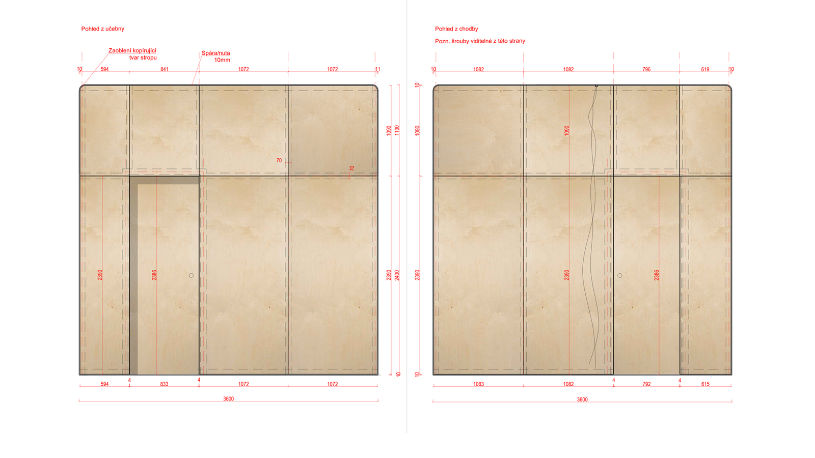 (18, 6, '06.jpg', 'Interiér jógového a zájmového centra', 'Cílem návrhu bylo citlivě adaptovat prostory centra tak, aby mohly sloužit různorodým aktivitám – od jazykových kurzů až po cvičení jógy. Hlavním zásahem bylo vložení nové příčky z březové překližky, která rozdělila původně otevřený prostor na šatnu a učebnu jazyků. Překližka přinesla do interiéru přírodní charakter, vizuální teplo a decentní dekor. Součástí návrhu byla i obnova podlahy v sále určeném pro jógu. Nově zde bylo umístěno velkoplošné zrcadlo a umělecké dílo – kruhový obraz. Dřevěná parketová podlaha dodává prostoru přirozený charakter, je odolná a příjemná pro pohyb bosou nohou. Nedostatečný prostor pro další šatnu byl vyřešen variabilním závěsem, který zachovává otevřenost prostoru a neruší jeho harmonii. Interiér je jednoduchý a klidný, s důrazem na pohodlí i funkčnost, a umožňuje různorodé využití prostoru. Drobný zásah, který výrazně mění kvalitu prostředí.', 'I', 'Helena Sosnová, art - Tereza Folejtarová', 'Praha Letná', '2025', 'Realizace', None)