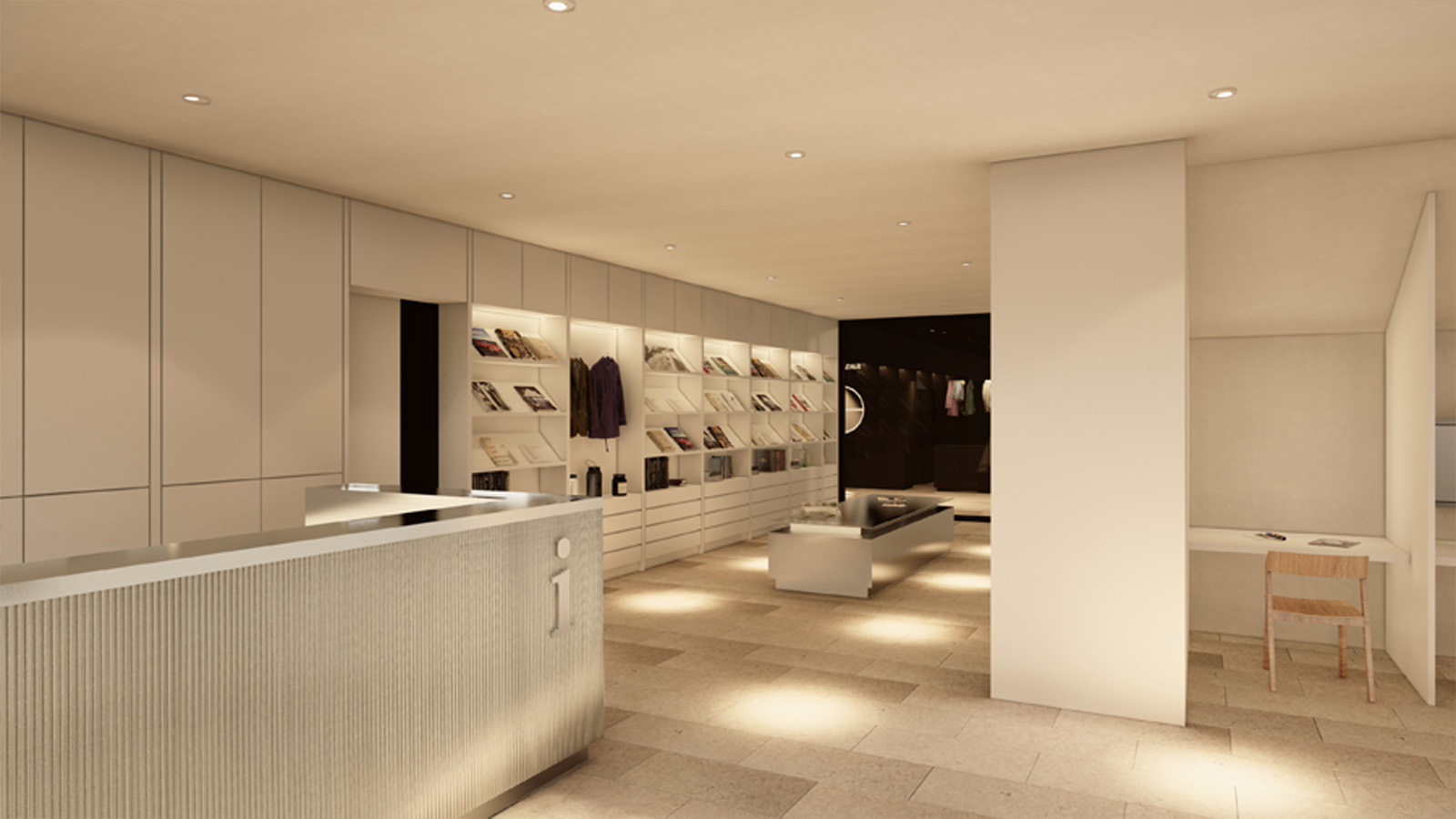 (19, 6, '06.jpg', 'Infocentrum města Humpolec (Helena Sosnová pro Atelier Bod architekti)', 'Infocentrum je navrženo jako přirozená součást veřejného prostoru – ne jen jako služba, ale jako kulturní a společenský uzel pro místní i návštěvníky. Je otevřené, přívětivé a vizuálně propojené s městským kinem, kavárnou i probíhající projekcí. Stává se tak vstupní branou k širším kulturním zážitkům. Návrh respektuje původní architekturu budovy a pracuje s jejím hlavním motivem – symetrií. Tu přenáší i do nového dispozičního řešení. Zvětšené prosklení směrem do Husovy ulice zdůrazňuje transparentnost a dostupnost služeb. Přízemí tvoří informační pult propojený s prodejní a výstavní plochou. Zázemí (kanceláře, kuchyňka, toalety, sklad) je rozšířeno a logicky navazuje na infocentrum i kino. Součástí je také prostor pro výstavu "Hliníkária". Pokladna kina je nově přesunuta do prostoru šaten. Vestavěný nábytek s úložnými funkcemi minimalizuje potřebu dalších skladů. Interiér vychází z místního kontextu – zachována je původní dlažba, osvětlení odkazuje na atmosféru kinosálu. Dominantním materiálem je hliník, zvolený pro svou čistotu i symbolický význam. Odkazuje na známou repliku z filmu Marečku, podejte mi pero!, která spojila Humpolec s postavou Hliníka. Motiv dodává prostoru lehkost a nadhled a posouvá infocentrum od pouhé funkce k místu s vlastním příběhem.', 'AI', 'Helena Sosnová, Vojtěch Sosna', 'Humpolec', '2025', 'Architektonická studie', None)