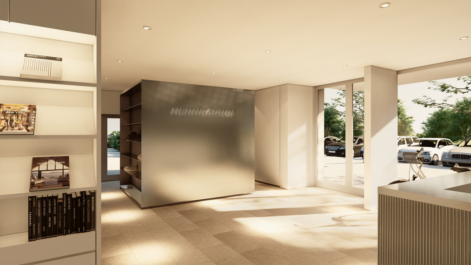 (19, 6, '06.jpg', 'Infocentrum města Humpolec (Helena Sosnová pro Atelier Bod architekti)', 'Infocentrum je navrženo jako přirozená součást veřejného prostoru – ne jen jako služba, ale jako kulturní a společenský uzel pro místní i návštěvníky. Je otevřené, přívětivé a vizuálně propojené s městským kinem, kavárnou i probíhající projekcí. Stává se tak vstupní branou k širším kulturním zážitkům. Návrh respektuje původní architekturu budovy a pracuje s jejím hlavním motivem – symetrií. Tu přenáší i do nového dispozičního řešení. Zvětšené prosklení směrem do Husovy ulice zdůrazňuje transparentnost a dostupnost služeb. Přízemí tvoří informační pult propojený s prodejní a výstavní plochou. Zázemí (kanceláře, kuchyňka, toalety, sklad) je rozšířeno a logicky navazuje na infocentrum i kino. Součástí je také prostor pro výstavu "Hliníkária". Pokladna kina je nově přesunuta do prostoru šaten. Vestavěný nábytek s úložnými funkcemi minimalizuje potřebu dalších skladů. Interiér vychází z místního kontextu – zachována je původní dlažba, osvětlení odkazuje na atmosféru kinosálu. Dominantním materiálem je hliník, zvolený pro svou čistotu i symbolický význam. Odkazuje na známou repliku z filmu Marečku, podejte mi pero!, která spojila Humpolec s postavou Hliníka. Motiv dodává prostoru lehkost a nadhled a posouvá infocentrum od pouhé funkce k místu s vlastním příběhem.', 'AI', 'Helena Sosnová, Vojtěch Sosna', 'Humpolec', '2025', 'Architektonická studie', None)