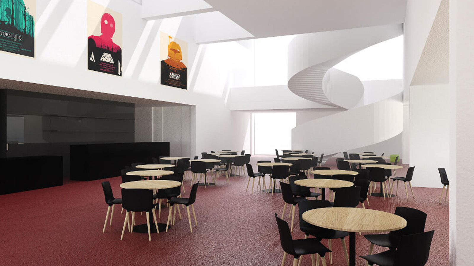 (3, 6, 'Pudorys.jpg', 'Návrh kina', 'Současná architektura a statické řešení objektu velmi podmiňuje řešení budoucí. Přestavba v maximální míře zachovává nosnou a výplňovou konstrukci obvodových stěn. Toto řešení je úsporné jak ekonomicky, tak z hlediska šetrnosti ke statice objektu. Akcentuje několik původně použitých architektonických principů, které jsou pro dům zcela zásadní a příznačné. Lapidárnost původního řešení spočívající v jednoduchém kvádru, který je narušen jen hmotami zavěšených schodišť, návrh recykluje a zdůrazňuje. Nový přístup do sálu je řešen prostřednictvím bezbariérové rampy. Ta je přistavěna k jihozápadní straně objektu do nejfrekventovanější ulice. Návštěvníci po ní kráčející tak vytvářejí téměř divadelní představení pro kolemjdoucí chodce. Tato transparentnost rampy navíc napovídá, že se jedná o veřejný objekt. Dalším původně užitým kompozičním principem je velmi přísná symetrie. Ta dodává stavbám vážnost, ale zároveň je poněkud triviální. Proto ji záměrně, přesto velmi jemně narušujeme asymetrickým použitím rampy pouze na jedné z bočních fasád. Tato nuance dodá jednoduchému kvádru na zábavnosti a navíc je výhodná z provozního hlediska, kdy jen jedna strana vstupního foyer je průchozí. Rozměry kinosálu zůstávají nezměněny, díky použití přístavby rampy neitervenujeme do konstrukce podlahy sálu ani jeho stupňovitosti – vyjma střední části, kde jedna řada sedadel je zrušena a nově určena pro uličku a vozíčkáře. Razantně se však mění provozní schema pohybu návštěvníků v objektu. Do čela budovy je vestavěna konstrukce vytvářející prostorově velmi bohaté foyer s kavárnou, galerií, dětským koutkem a víceúčelovým prostorem, který lze snadno využít pro komunitní účely, kroužky, výstavy apod. Vstupní foyer má velmi těsnou vazbu na nově řešený prostor před kinem, zasklení umožňuje jeho úplně otevření do náměstí. Umístění kavárny do přízemí objektu dokáže jednak oživit náměstí a zároveň – ve srovnání se současným umístěním v patře – přitáhnout daleko více návštěvníků. Živý parter objektu totiž vytváří i živé město a to je zejména v sídlištní krajině více než žádoucí, protože živé město velmi úzce souvisí s bezpečností místa a vnímáním místa veřejností.', 'AS', 'Helena Sosnová (Suchá), Vojtěch Sosna, Karel Filsak, Jakub Straka, Anna Schneiderová, Jakub Straka, Jáchym Svoboda, ', 'Frýdek Místek', '2015', 'Architektonická soutěž', None)