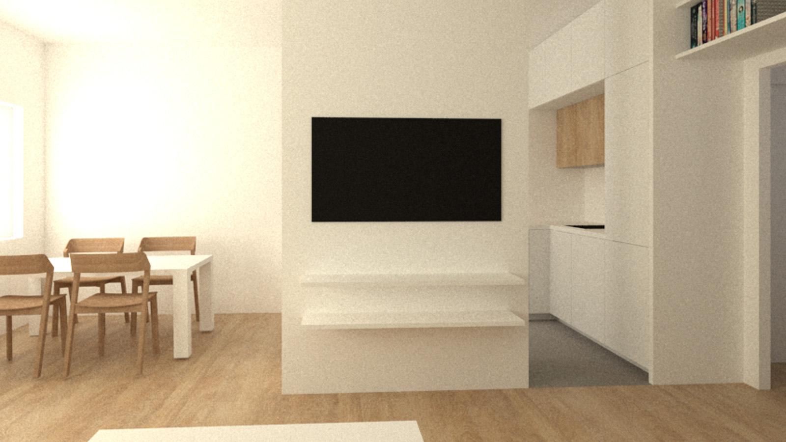 (5, 6, 'Pudorys.jpg', 'Rekonstrukce panelového bytu', '40 let starý panelákový byt 3+1 na okraji Prahy vyžadoval pro další používání částečnou modernizaci s důrazem na praktičnost a snadnou údržbu. Zadáním bylo propojení obývací prostory s kuchyní s možností částečného oddělení. Toho bylo dosaženo výměnou dvou standardních vstupů za jeden větší, řešený zašupovacími dveřmi a částečným odstraněním betonového panelu. Samotná kuchyň byla navržena v minimalistickém stylu s podlahou odolnou proti poškození z běžné činnosti. V obývací části je navržena knihovna přes celou stěnu. Na podlahovou krytinu byla doporučena plovoucí dřevěná podlaha. ', 'AI', 'Helena Sosnová', 'Praha', '2018', 'Architektonická studie', None)