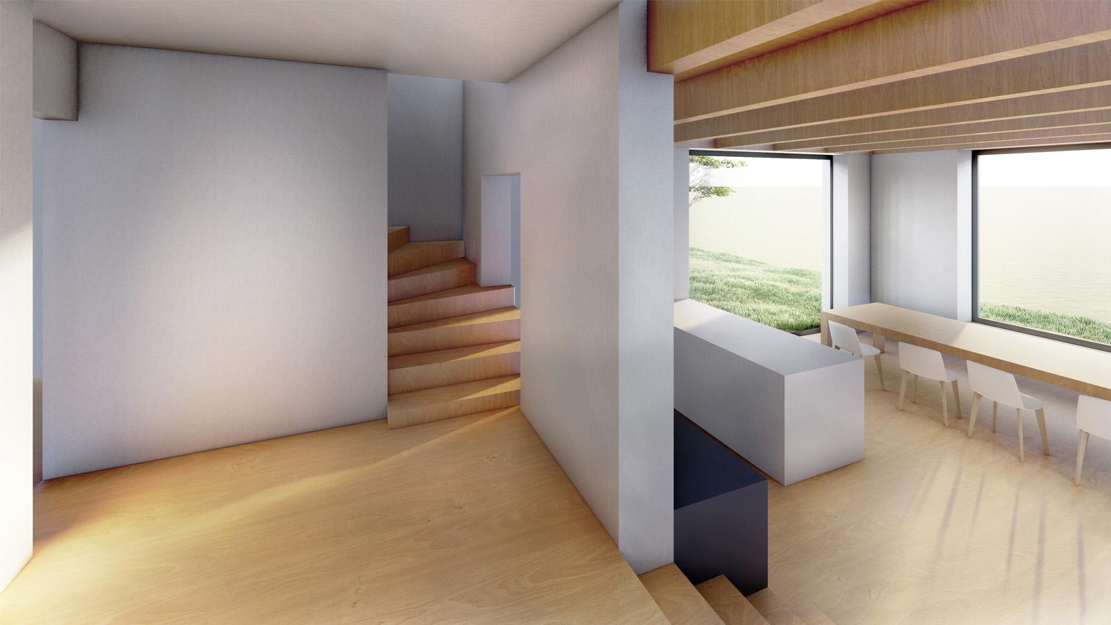 (9, 6, 'Pudorys_02.jpg', 'Přístavba chaty', 'Majitelé víkendové chaty v podhůří českých hor přišli s přáním o rozšíření stávajícího objektu pro potřeby velké široké rodiny.  Návrh vycházel z proporcí chaty z  60. let min. století. Respektuje je ji a hmotově na ni navazuje. K původnímu objektu se sedlovou střechou navazuje přístavba, která byla orientována severovýchodním směrem tak aby umožňovala výhledy na blízké hory. Dostavba získala vyšší konstrukční výšku posazením na úroveň terénu oproti původnímu, částečně podsklepenému objektu. Tím bylo docíleno prostorově pestrého a zábavného propojení tří výškových úrovní. Dominantním materiálem nové přístavby je dřevo, odkazující na polohu v podhůří hor a snahu o maximální propojení se zahradou a okolím.  Na základě pozdějšího průzkumu konstrukce původní chaty byl zjištěn použitý zdravotně závadný materiál (tvárnice z radioaktivní strusky). Z tohoto důvodu je projekt momentálně pozastaven.', 'A', 'Helena Sosnová', 'Bílá Třemešná', '2022', 'Architektonická studie', None)